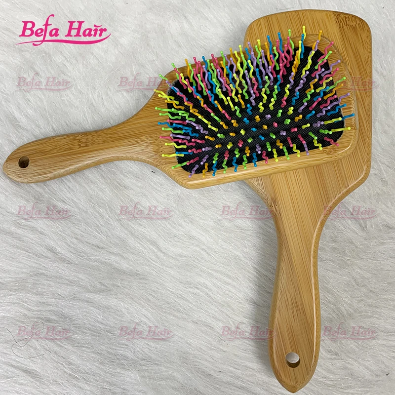 Wholesale Price Wooden Massage Comb Hairbrush Acetate Wide Tooth Comb Airbag Comb