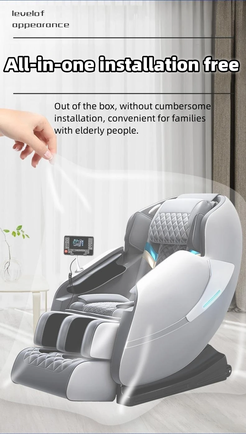 ЖК-экран автоматический 2023 Новый массажный стул Электрический домашний Многофункциональный космический диван для пожилых людей
