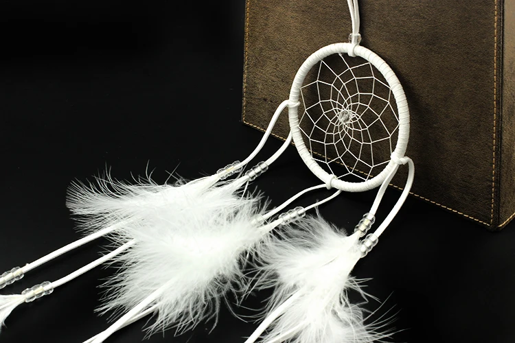 Hanging Car Accessories Handmade Small Indian Feather