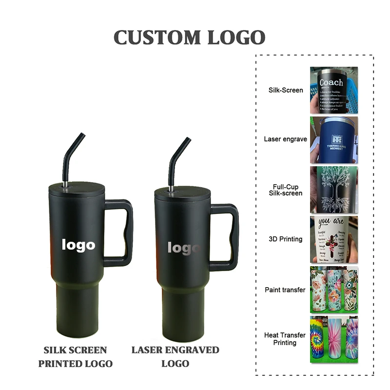 ZP OEM customized logo 1.2L Vacuum Insulated Car Cups Double Stainless Steel tumblers cup blanks