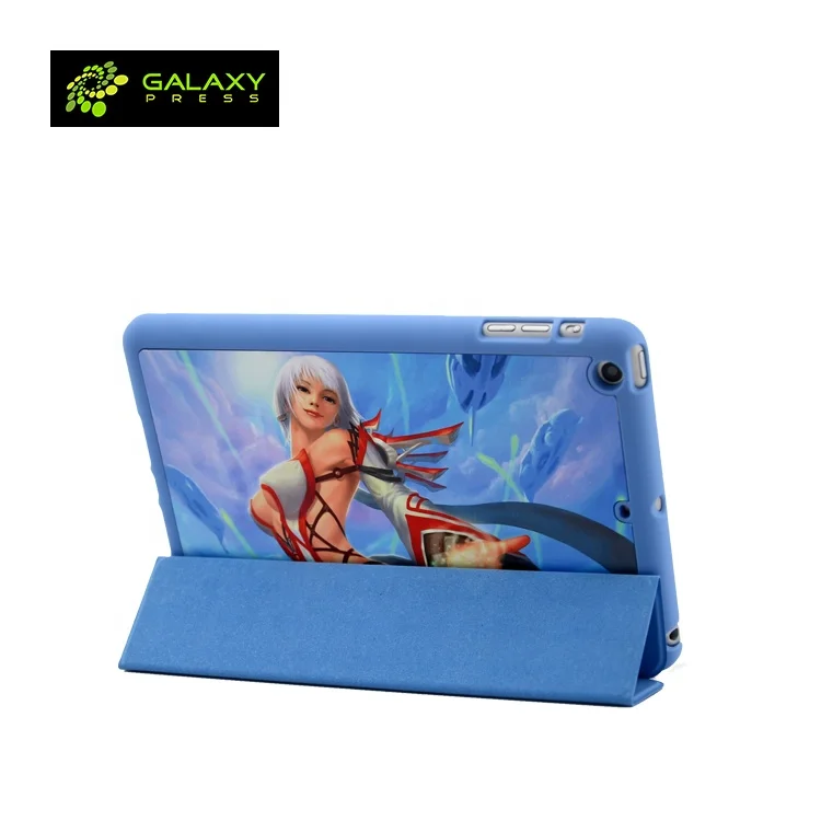 On Sale Promotion Custom Blanks Sublimation 2D Smart Cover Tablet Leather Case for iPad mini