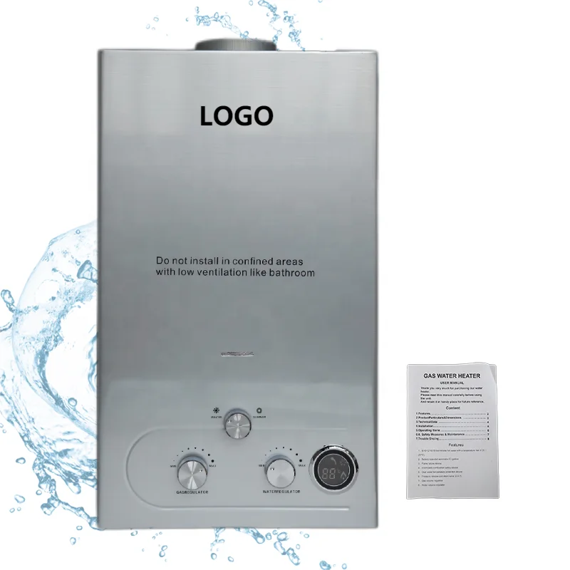 Good Price Gas Water Heater 6-26L Tankless lpg Copper Heat Exchanger Gas Hot Water Heaters for Outdoor