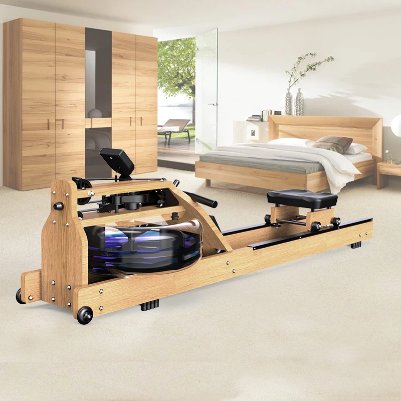 Factory Commercial Directly Fitness Gym Equipment Water Rowing Machine Ski Cardio Machine home use Folding Rowing Machine