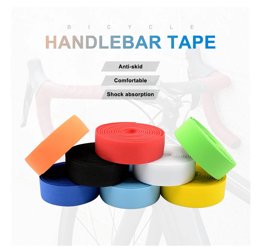 Оборудование для верховой езды, противоскользящий ремень для руля дорожного велосипеда, руля, комплект ремней, лента для руля EVA