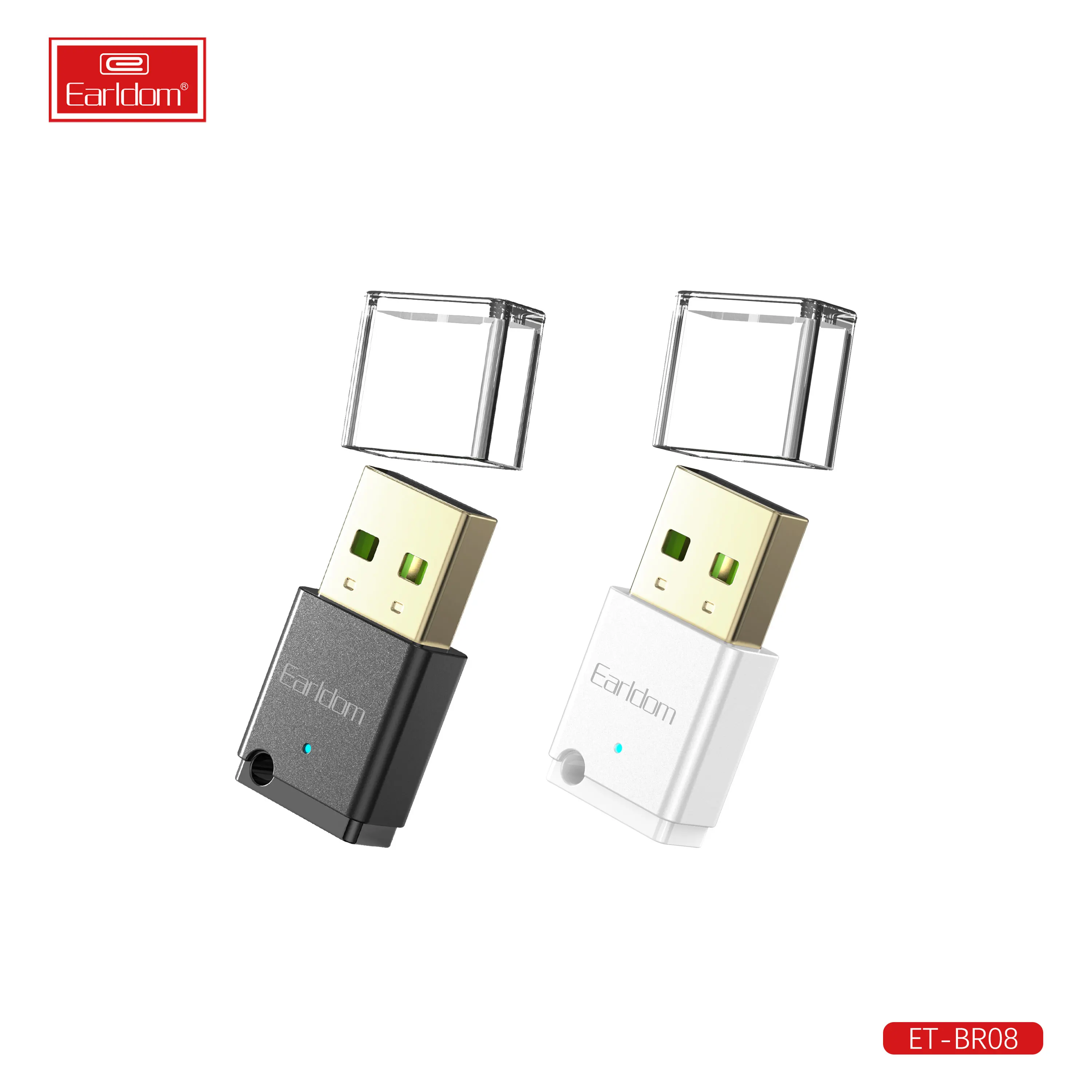 EARLDOM USB Blue-tooth 5.2Adapter Receiver Transmitter for PC Wireless Transfer for BT Speakers Mouse