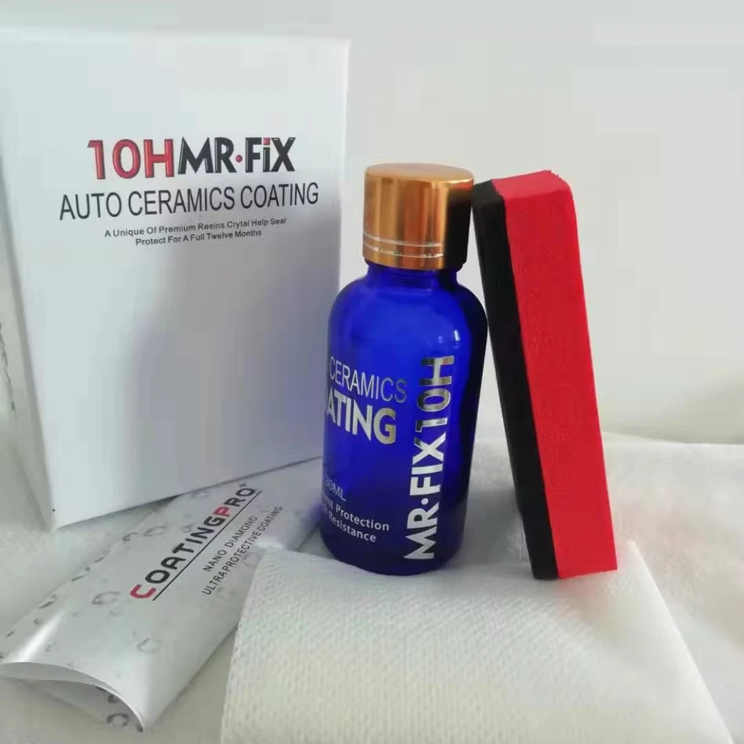 New brand  mr.fix10h ceramic coating highquality anti-scratch car hydrophobic liquid 10h mr fix car nano ceramic coating