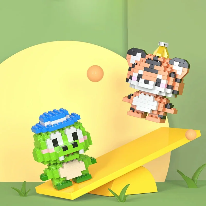 Новое поступление 12 животных развивающие продукты «DIY» пластиковые мини-строительные блоки строительные игрушки для детей