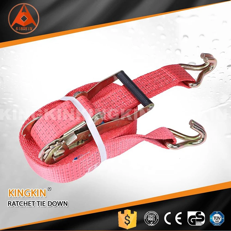 50mm x 10m 5t Heavy Duty Ratchet Tie Down Strap with Double J Hook