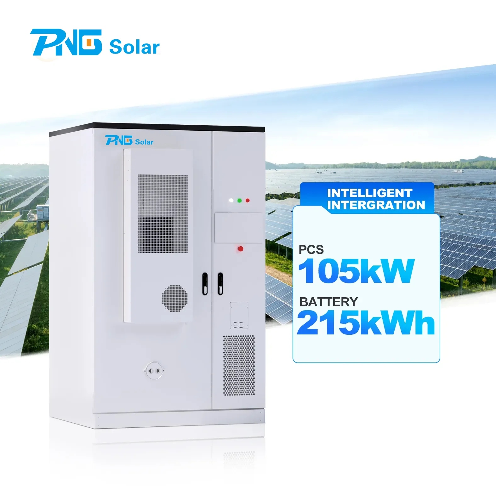 100kWh 200kWh 300kWh 400kWh Lithium Batteries With 100KW AC Output Power Storage Equipment Solar Energy Storage System