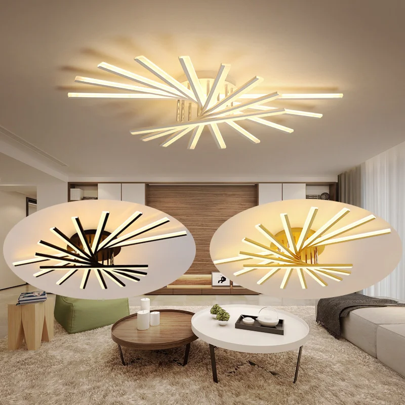 Creative New Modern LED Chandelier Lights For Living Dining Study Room Bedroom Hall Aisle Chandeliers Lamps Indoor Lighting Home