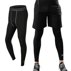 Workout Training Fitness Yoga Wear Pants Sports Tight Running Wholesale Custom Men Leggings Sportswear Gym Clothes Print Pattern