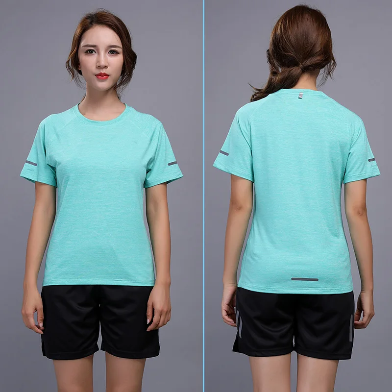 Running Shirts Women Tennis Basketball Badminton Tee Soccer Sport Jogging Quick Dry Yoga Workout Gym Sport Tops