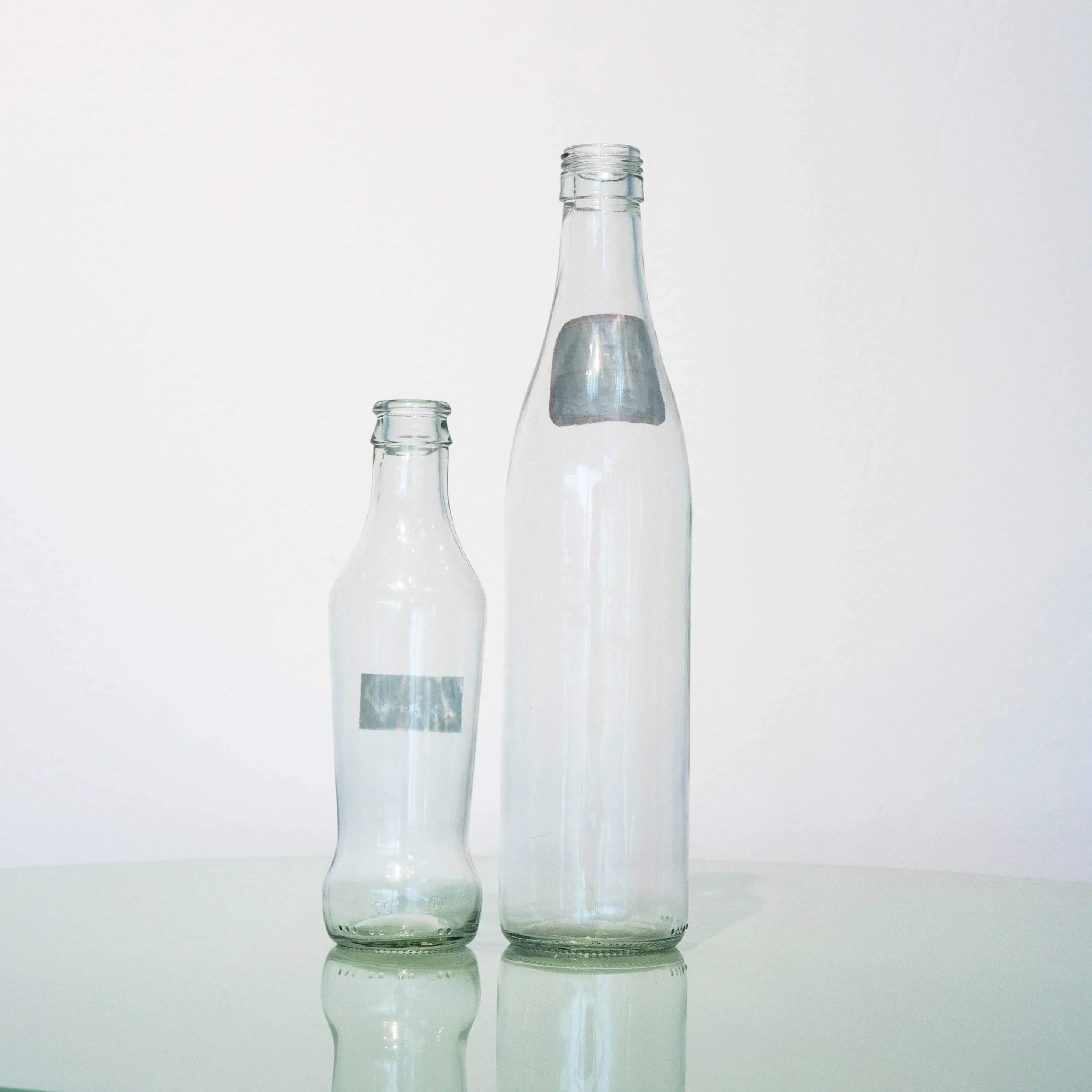 In stock Beer Bottle 250ml 330ml 500ml 1l Soft Drinking Beverage Dispenser Bottle with Crown Cap Botella De Vidrio Para Cerveza