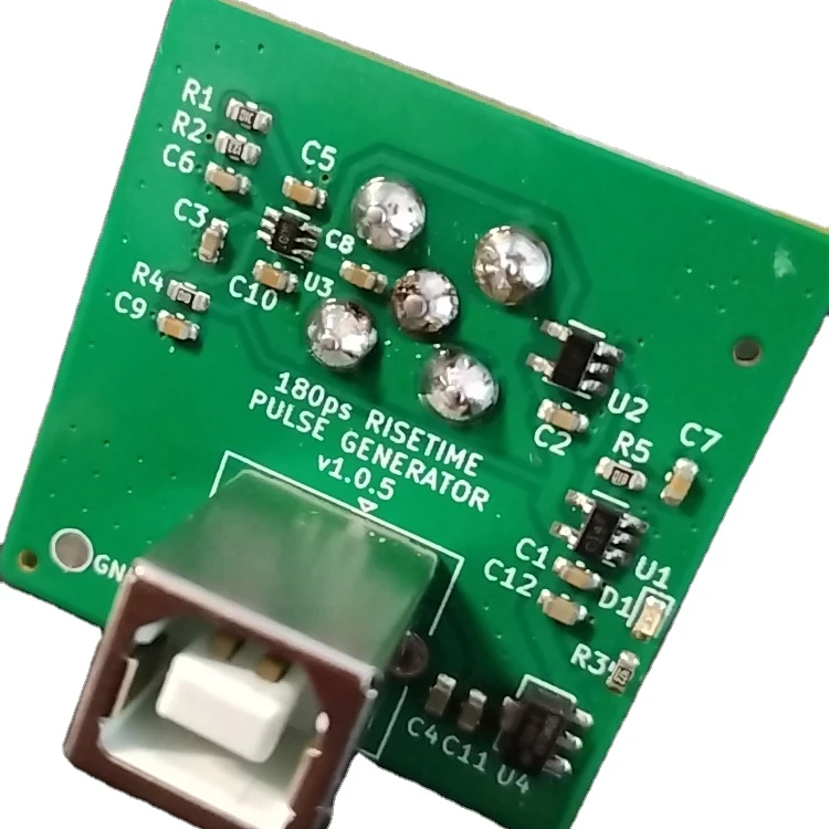 Fast edge pulse generator 180 picosecond rising edge Measurement of oscilloscope bandwidth TDR measurement