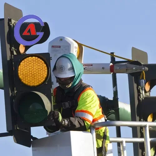 Traffic Signal Light Project Solution Pedestrian Crossing Solar Wireless Controller