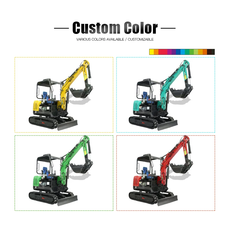Worth purchasing mini excavator 3t Chinese mini excavator 2ton attachments excellent quality wholesale and retail