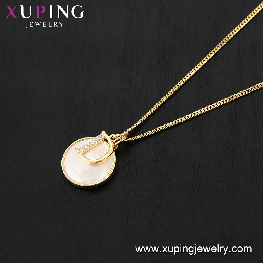 YMnecklace-01225 Xuping joyeria plata женское ювелирное ожерелье с подвеской в виде сердца