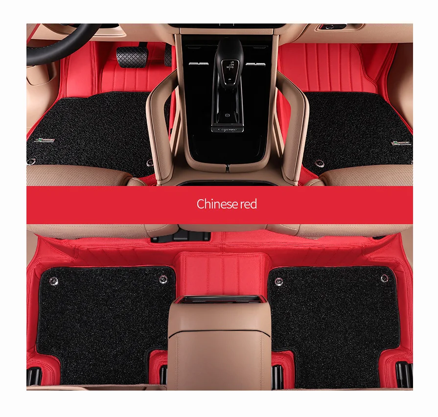 Universal 4d pvc fabric original car floor mats for swift dizar 2018 volkswagen polo volvo s80 nissan 350z sunny