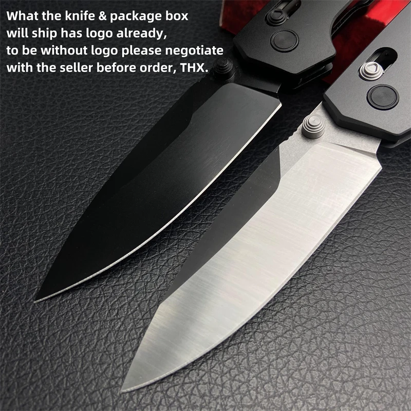 Iridium 2038 Aluminum Alloy Handle Folding Knife D2 Steel Camping EDC Tactical Pocket Knife