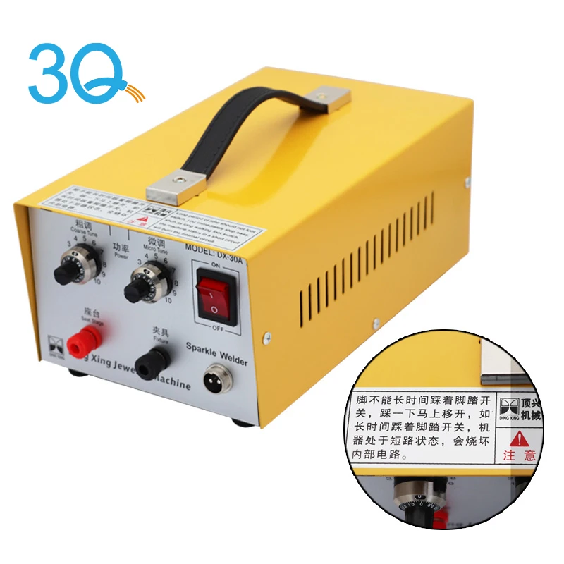 3Q Semi-automatic 30A 50A 80A 100A Jewelry Tools Equipment Lapidary Sport Welding Electronic Sparkle Welder Jewelry Spot Welder