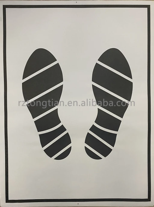 Disposable White Paper Car Floor Mats Plastic Floor Mat