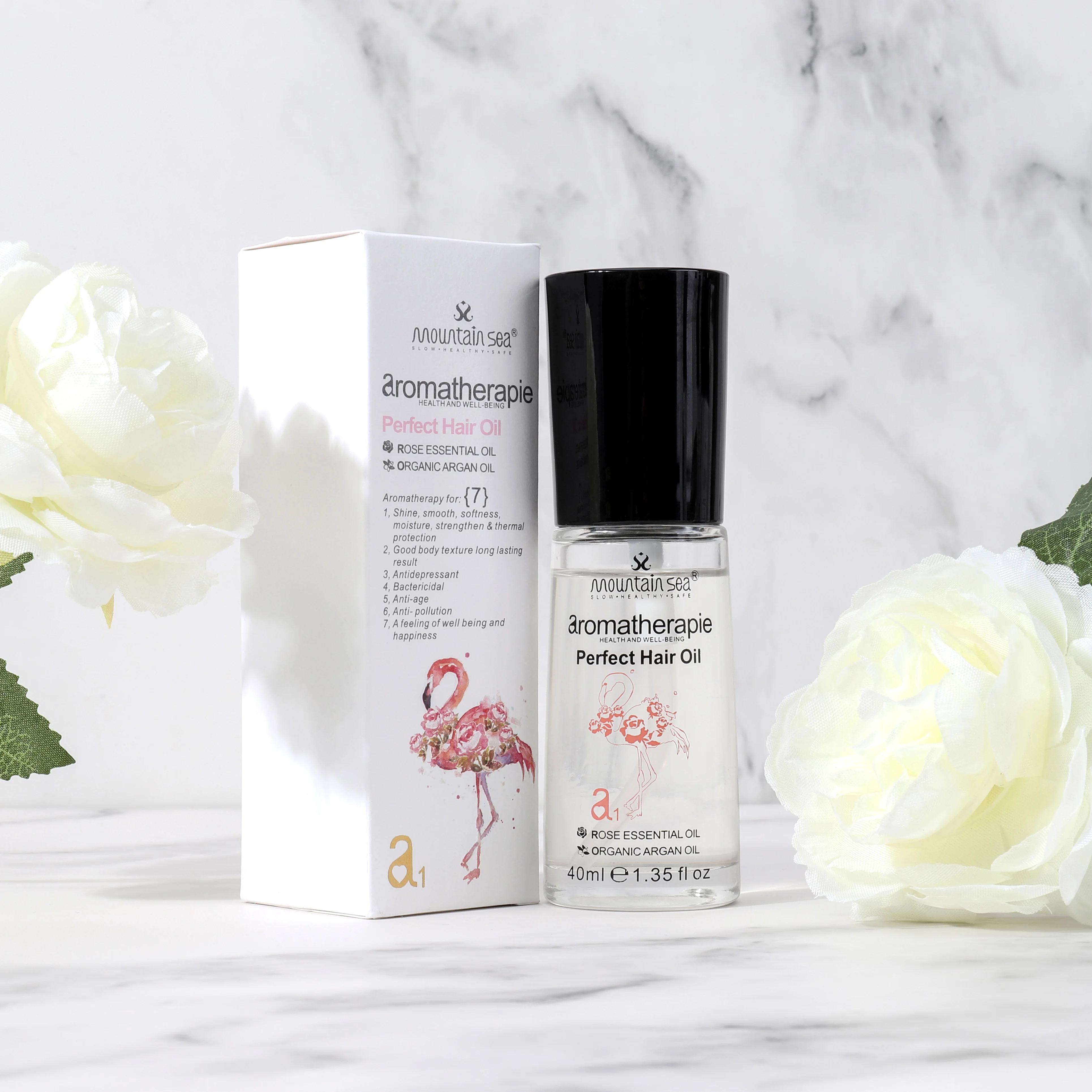 Hot Sale Pure And Natural Rose Petal Multi Use Oil Hair Care Repair oil for female