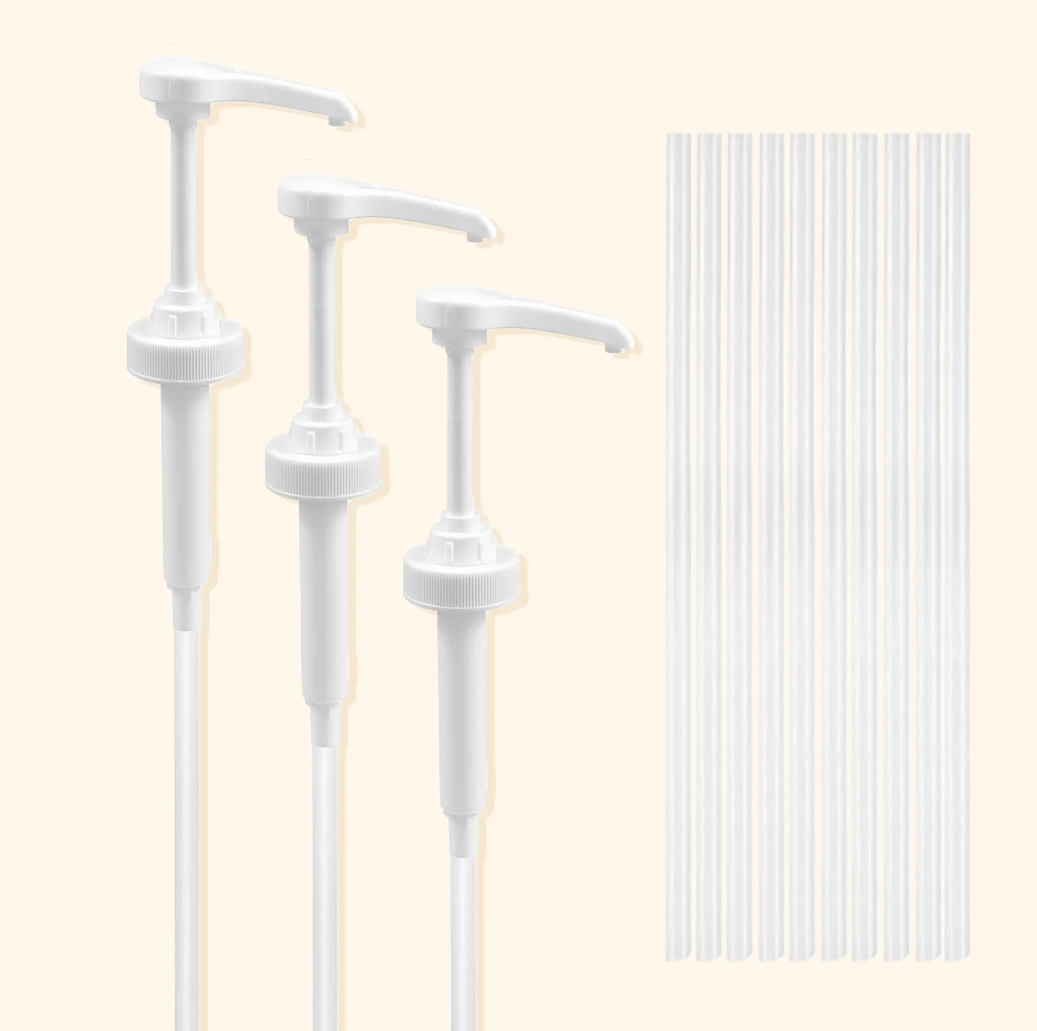 High Quality Long Nozzle 38/400 Coffee Syrup Pump Plastic Syrup Milk Liquid Dispenser, Fits Syrup Bottles