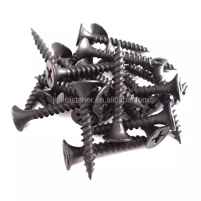 Factory Price  Manufacturer Black dry wall screw thread black phosphate collated drywall screws