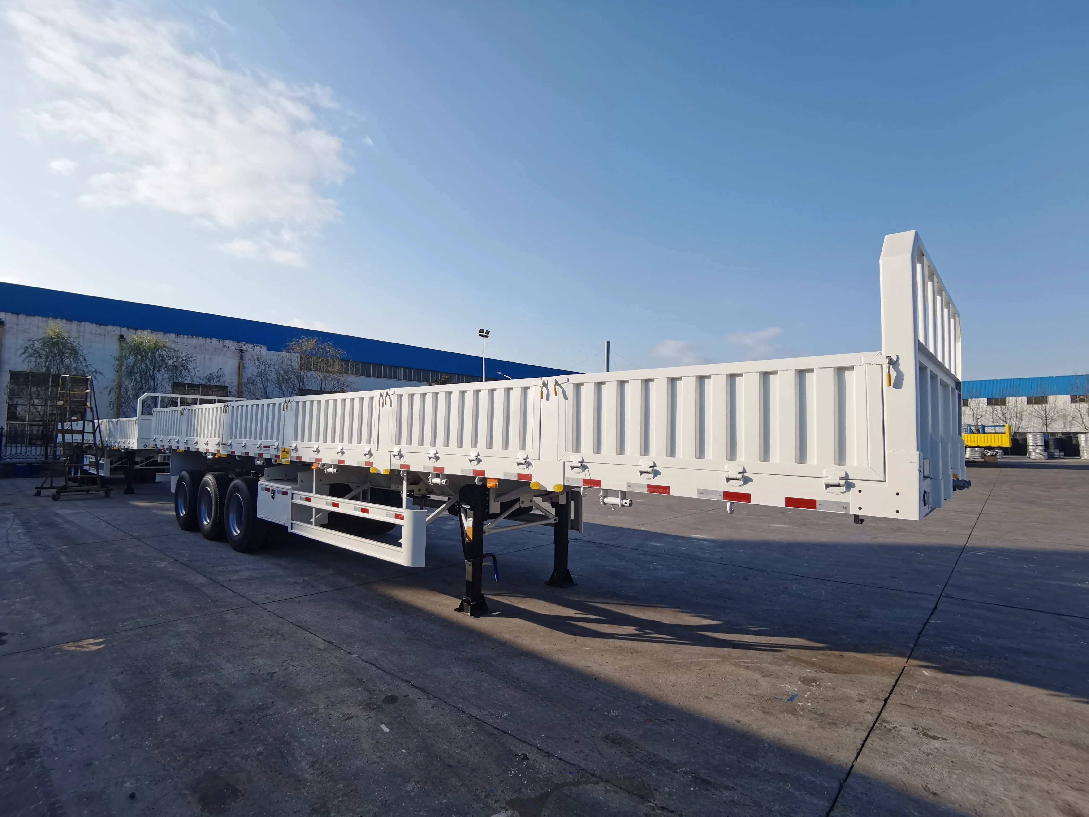 40ft прямая с завода 30Ton 40Ton 3 оси бортовой полуприцеп боковой стенкой прицеп для эффективной транспортировки грузов