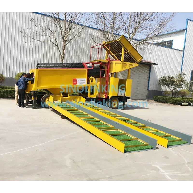 Gold Trommel Washing Plant Gold Mining Machinery for sale