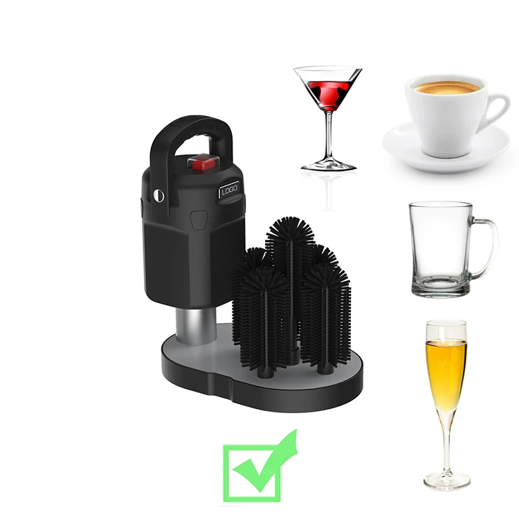 Стаканы для очистки отеля, ресторана, Основные кухонные приборы, щетка для мытья стекла, ручная автоматическая мини-шайба для стеклянных бутылок