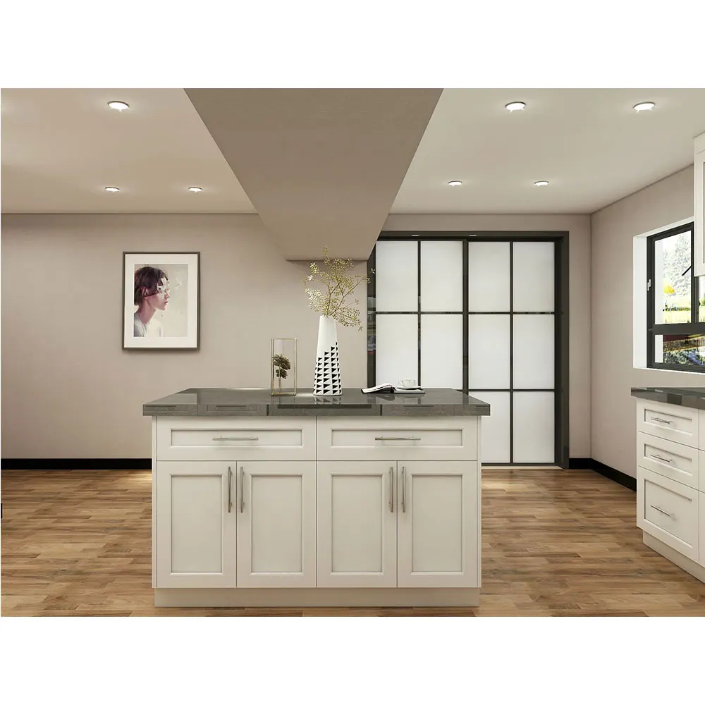 Kitchen Cabinets Solid Wood Kitchen Furniture Foshan Factory Furniture Kitchen