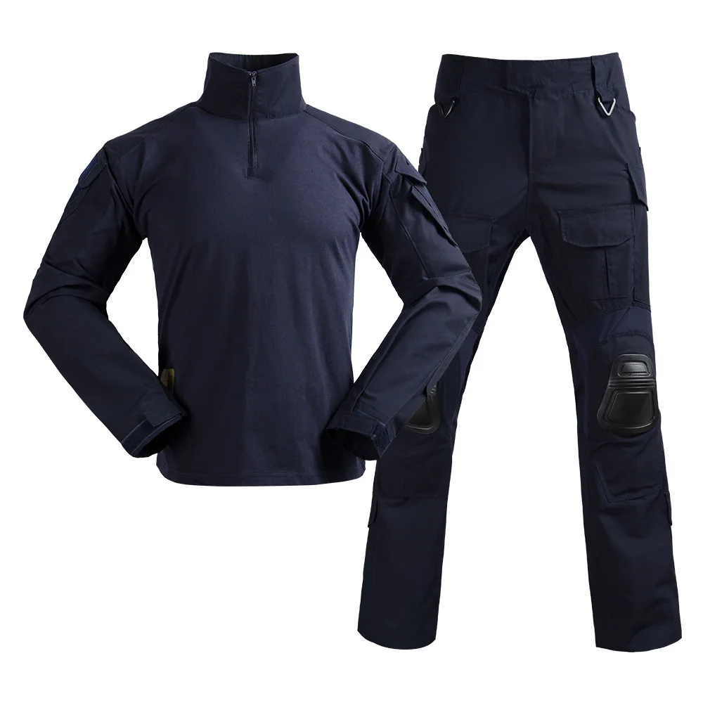 Brand New Wholesale Frog Suit Military Uniform Navy Blue Camouflage Tactical Training Uniform