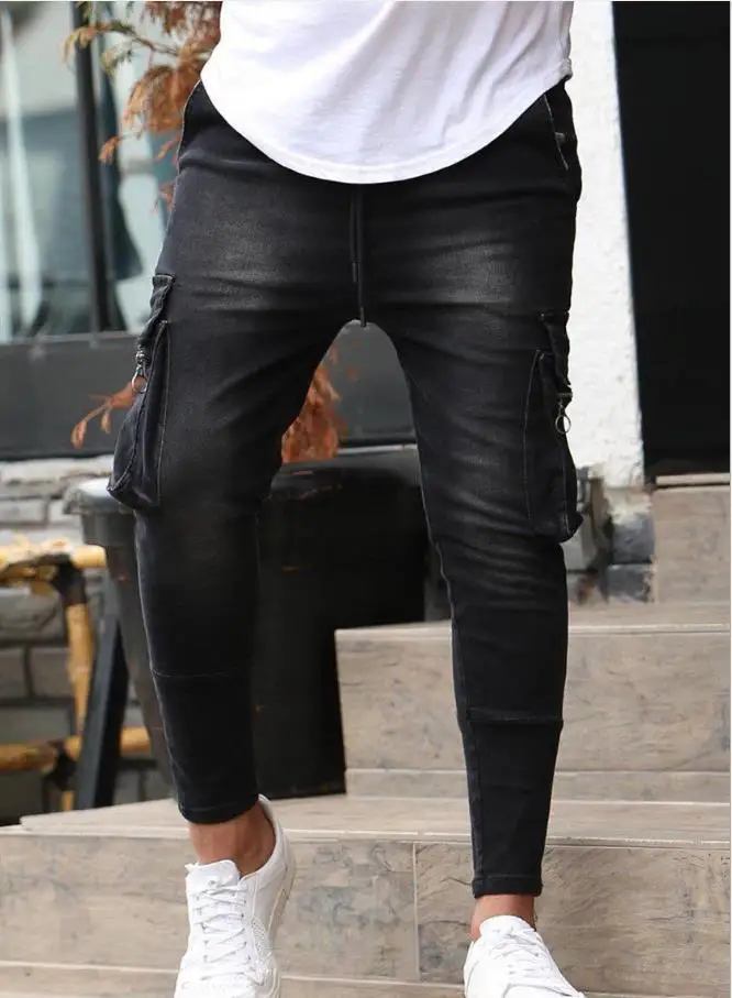 Wholesale men jeans pants high quality demin jeans men boys pants&trousers black pants