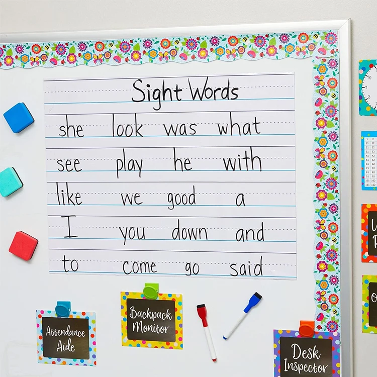 Giant Large Size Magnetic Handwriting Practice Graph Paper For Kids Preschool Writing Letters Words