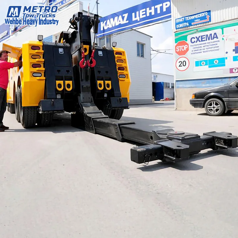 Метро INT-35 буксировочный трос грузовики эвакуатор 35 тонн стрела двойная лебедка три оси грузовик грузовой автомобиль тягач аварийная машина на продажу