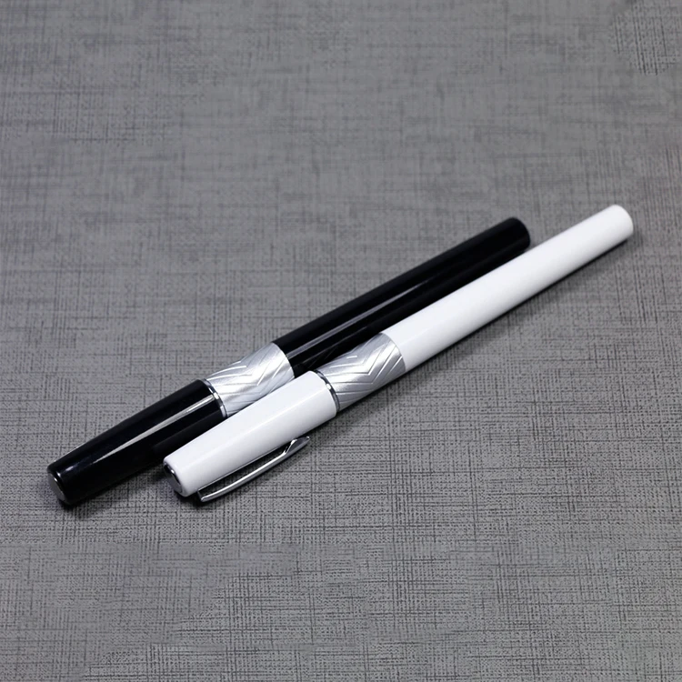 Customized Cap-function Colorful Logo Gel Pens Pen Ink Refill Ballpoint 0.5mm Promotional Pen Black