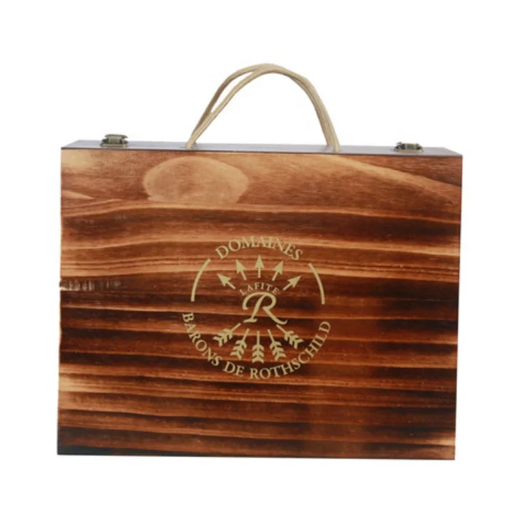 Red wine box wine tumbler box wooden wine box