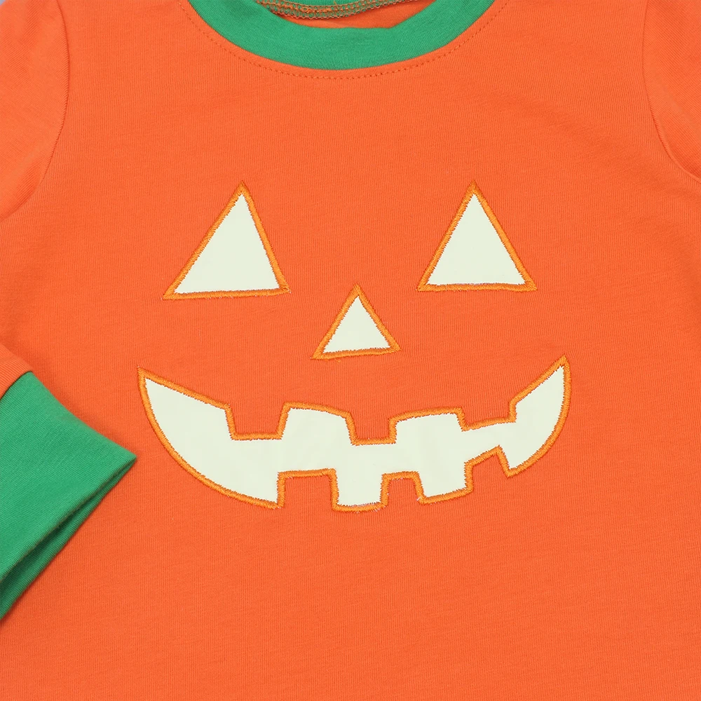 new coming halloween clothings Grimace Glowing Clothes baby winter pajamas without moq