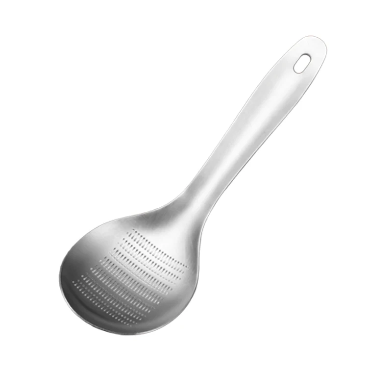 Kitchen Tool Grinder Spoon Stainless Steel Ginger Grater Spoon Grind Wasabi Garlic Grater