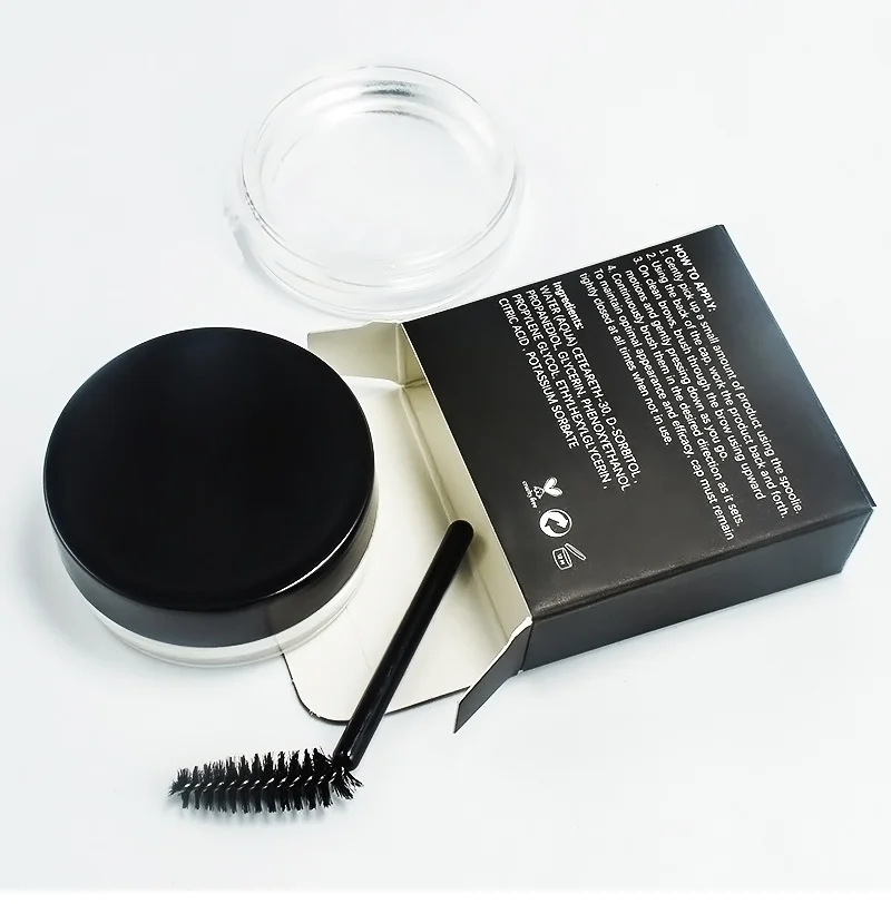 private label waterproof eyebrow strong hold vegan mascara liquid organic clear brow gel