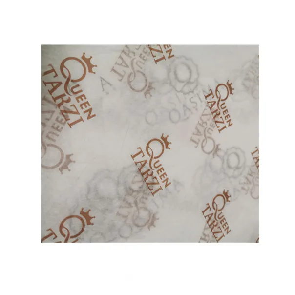 
custom size logo gold metallic silk tissue wrapping paper 