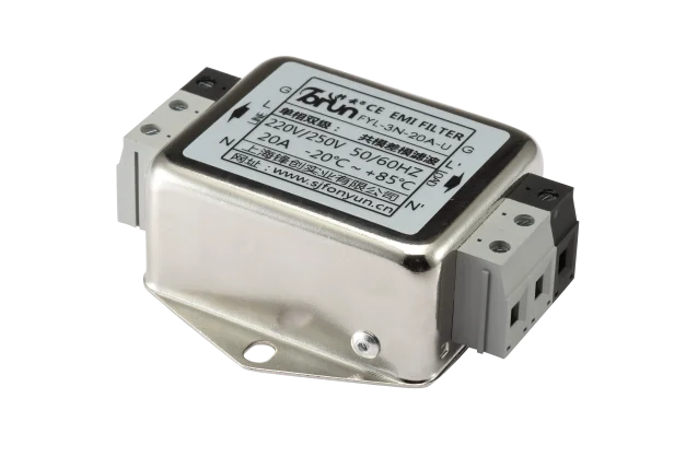 Single Phase Emi Filter 250v AC EMI Filter current resistant 30A EMC Filter