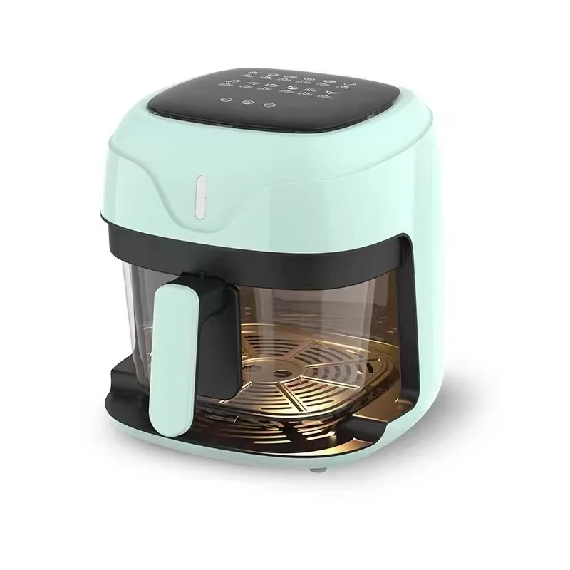 air fryer silver 5 liters 1000W smart french fries electric digital display toaster smokeless energy saving oven air fryer