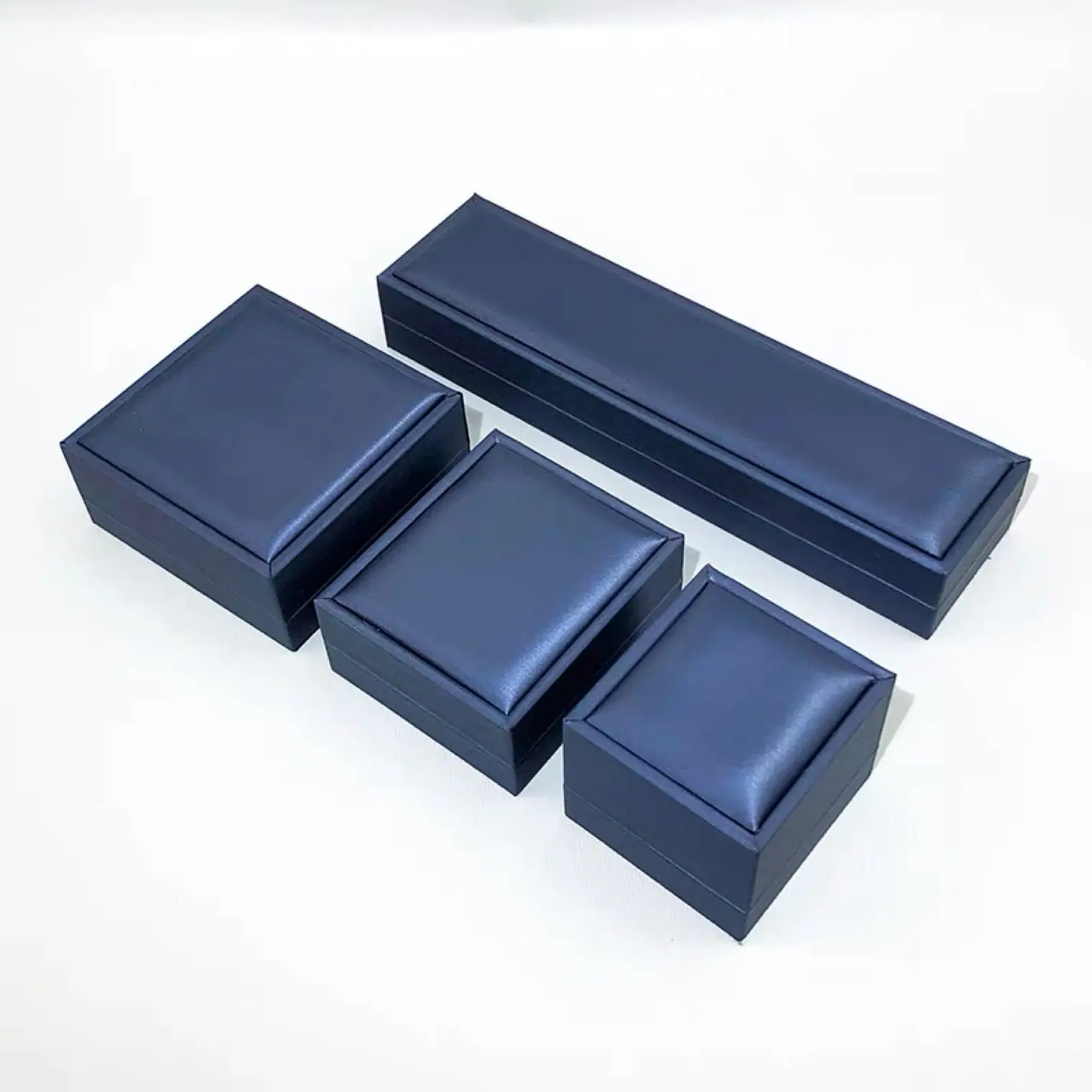 Fashion brushed pu leather ring box pendant box  jewelry gift  Bracelet box