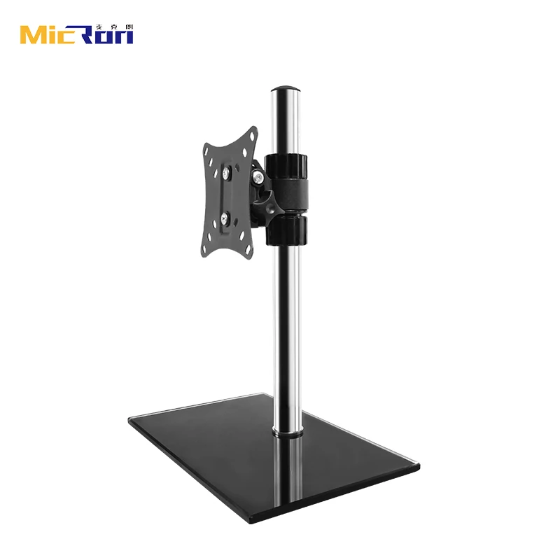 Universal 14-27 inches Office laptop computer glass base monitor stand TV stands