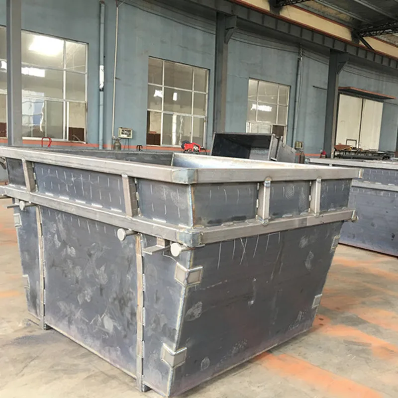 8m customized color scrap metal recycling skip bins