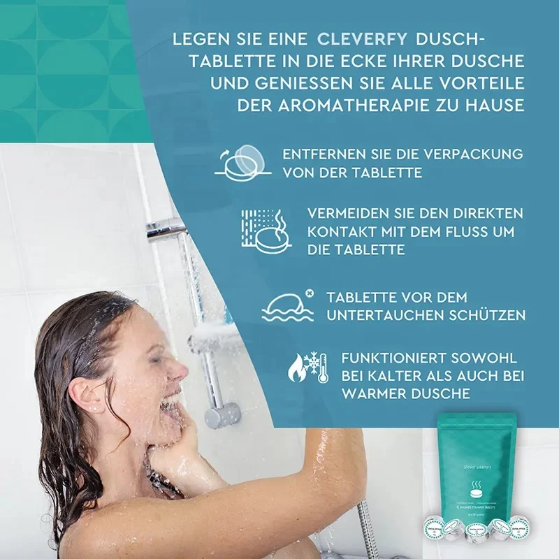 Private Label Natural Lavender Chamomile Essential Oils Women Relax Aromatherapy Lavender Shower Steamers