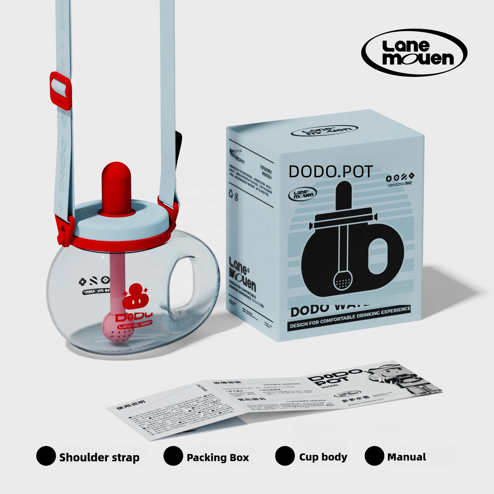 On-the-Go Hydration 4 Colors Tritan Bottle with Straw Large Capacity Cartoon Design Heat-Resistant Leak-Proof BPA-Free for Kids