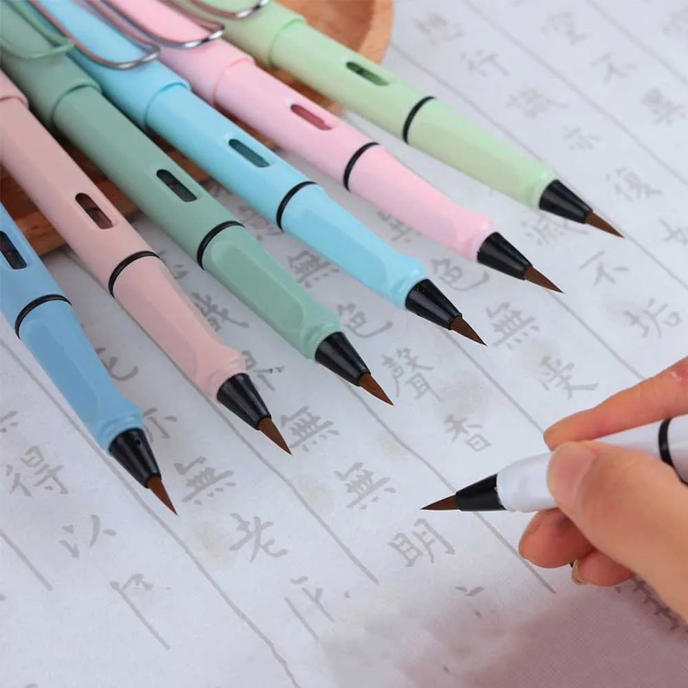 Fountain Pen Type Writing Brush Calligraphy Pen Soft Hair Painting Drawing Regular Script